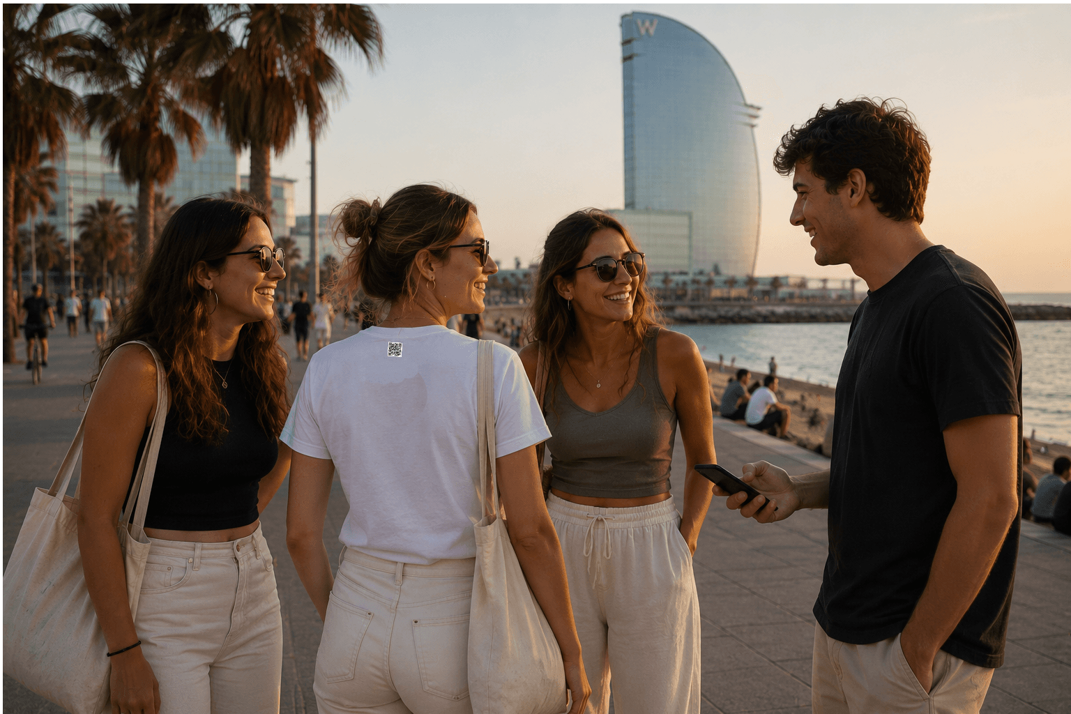Let's Talk About My Project white t-shirt